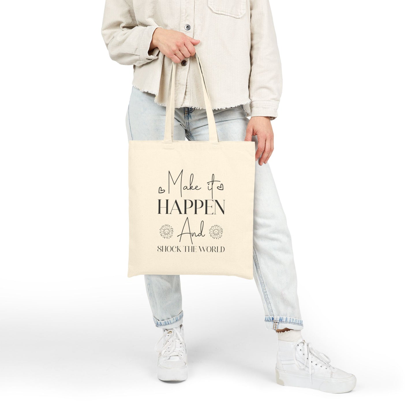 Make It Happen - Segeltuch-Tragetasche