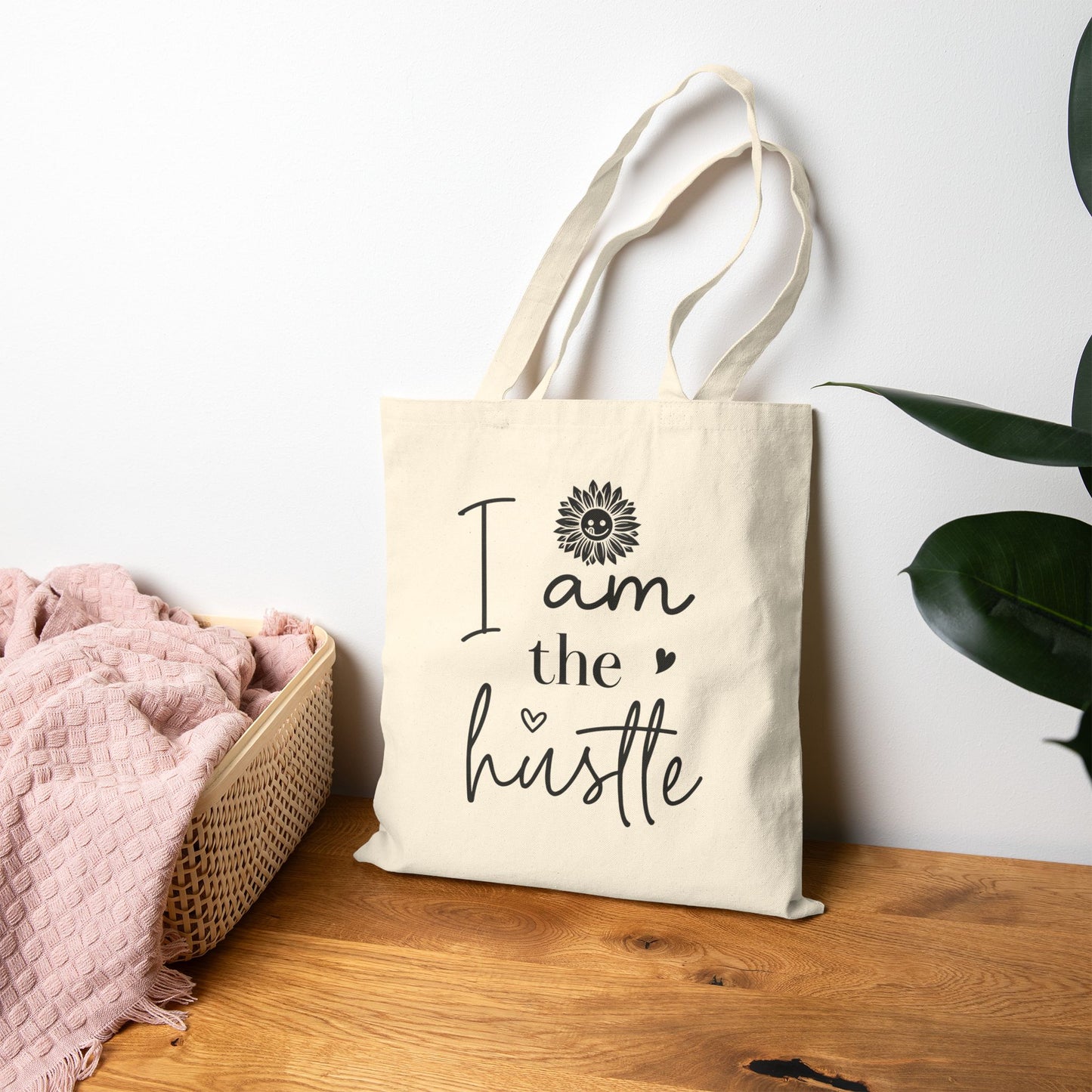 I Am The Hustle - Canvas Tote Bag