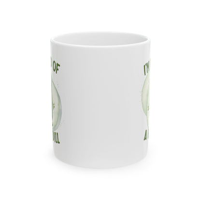 Ich bin 'ne große Nummer – Weiße Tasse (325 ml/444 ml)