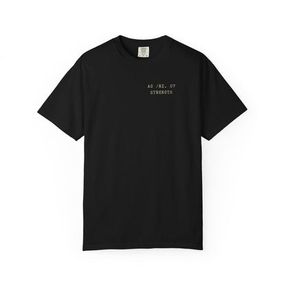 Strength - Personalized Number Scripture Unisex T-Shirt, Isaiah 40:31 Bible Verse Tee, Christian Gift for Caregivers, Modern Streetwear Faith