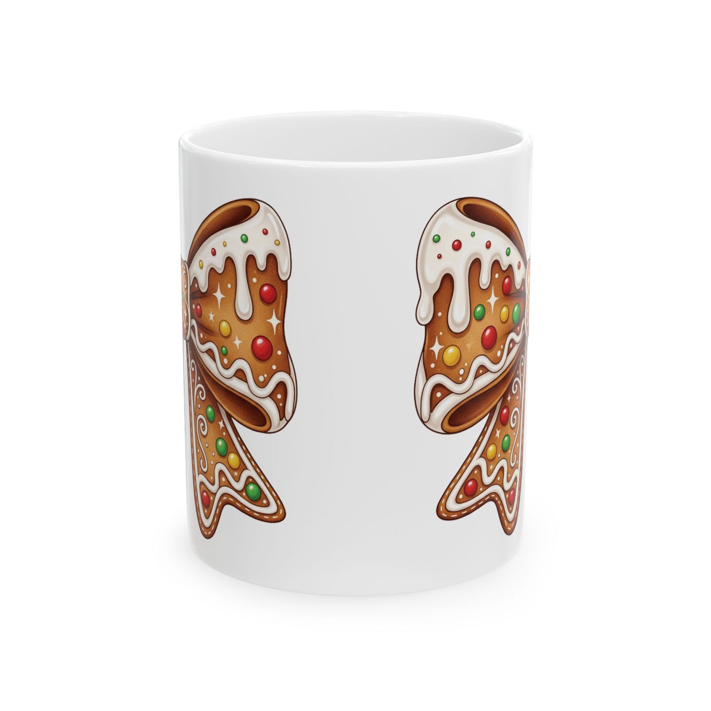 Lebkuchenschleife – Weiße Tasse (325ml/444ml)