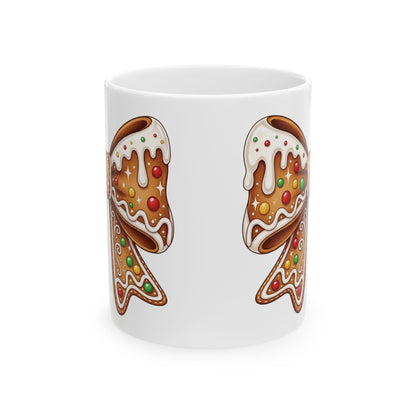 Lebkuchenschleife – Weiße Tasse (325ml/444ml)