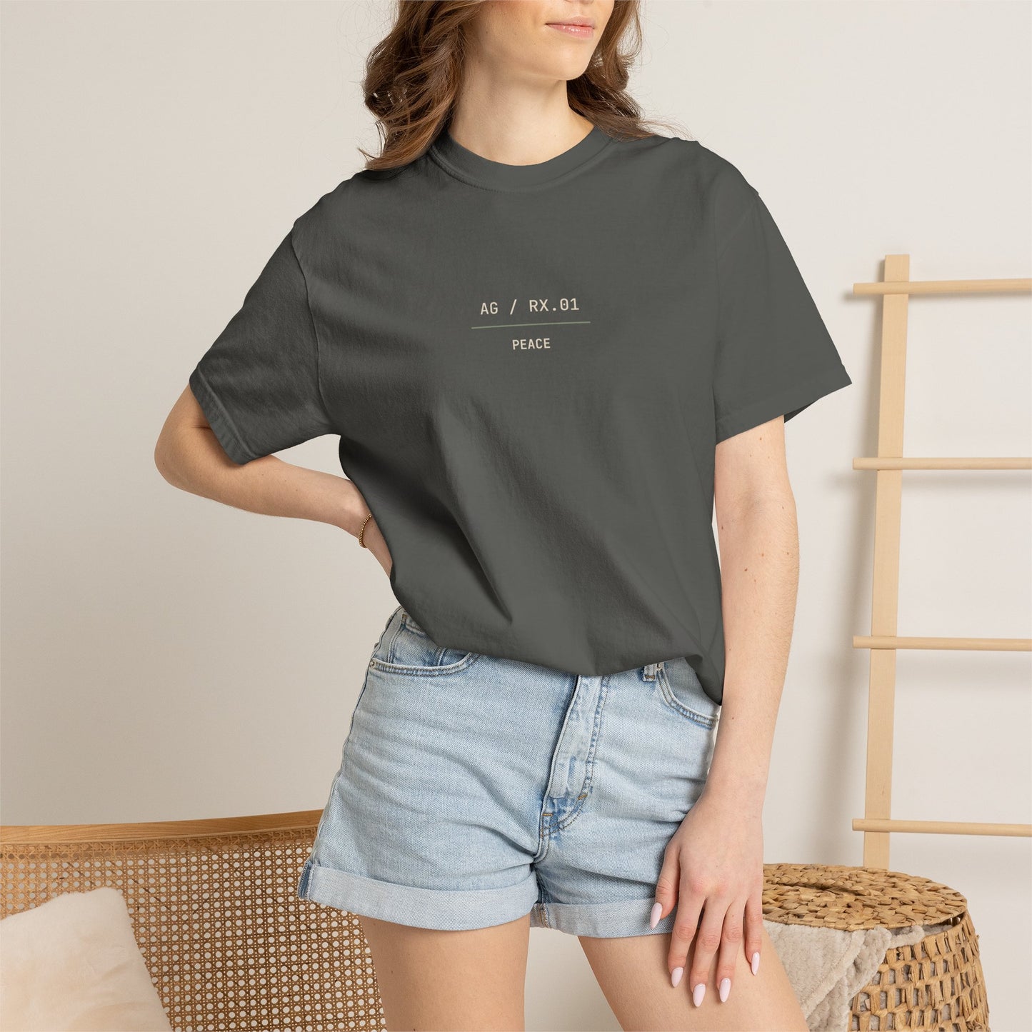 Peace - Personalized Number Scripture Unisex T-Shirt, Philippians 4:6-7 Bible Verse Tee, Christian Gift for Anxiety, Modern Streetwear Faith