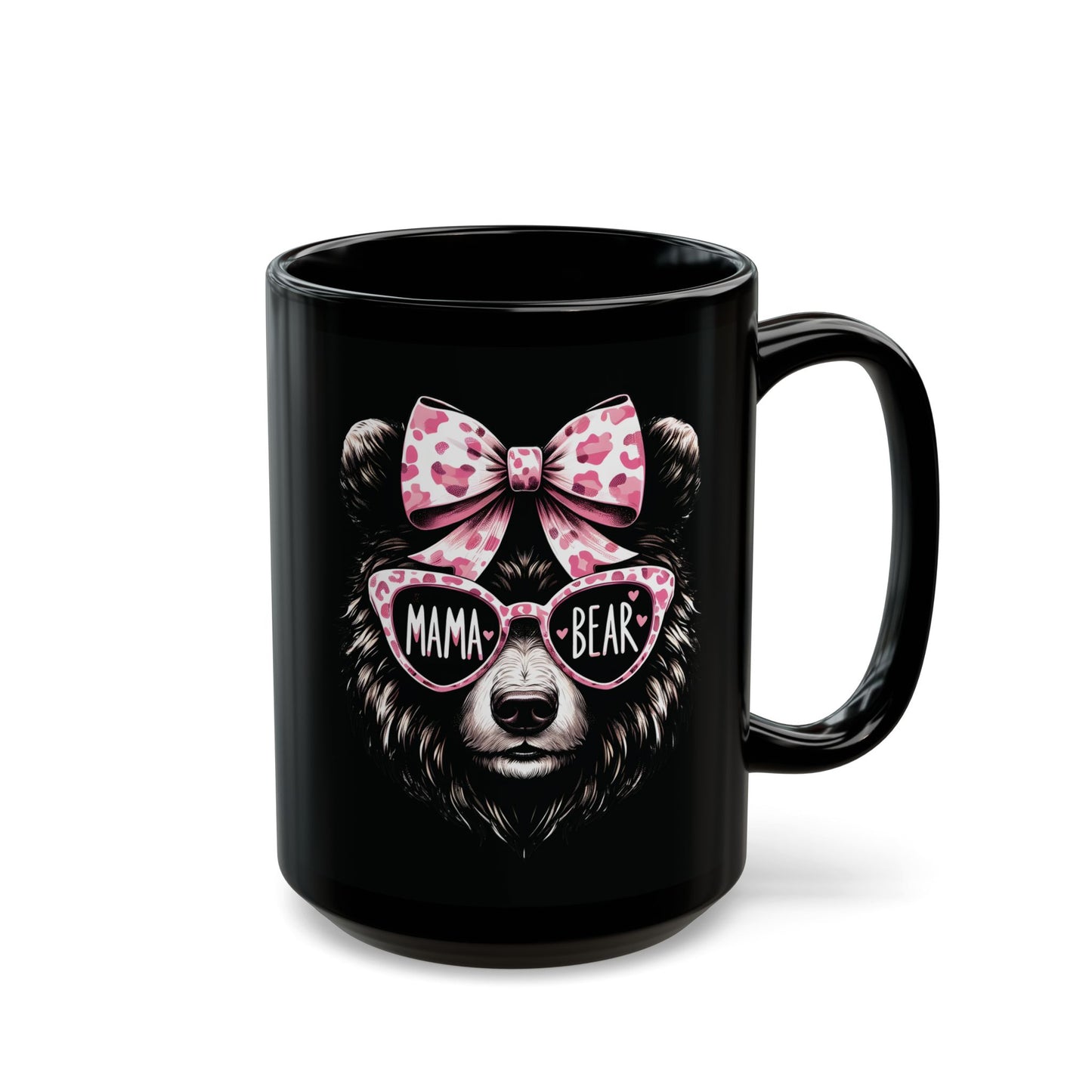 Mama Bear - Schwarze Tasse (325 ml/444 ml)