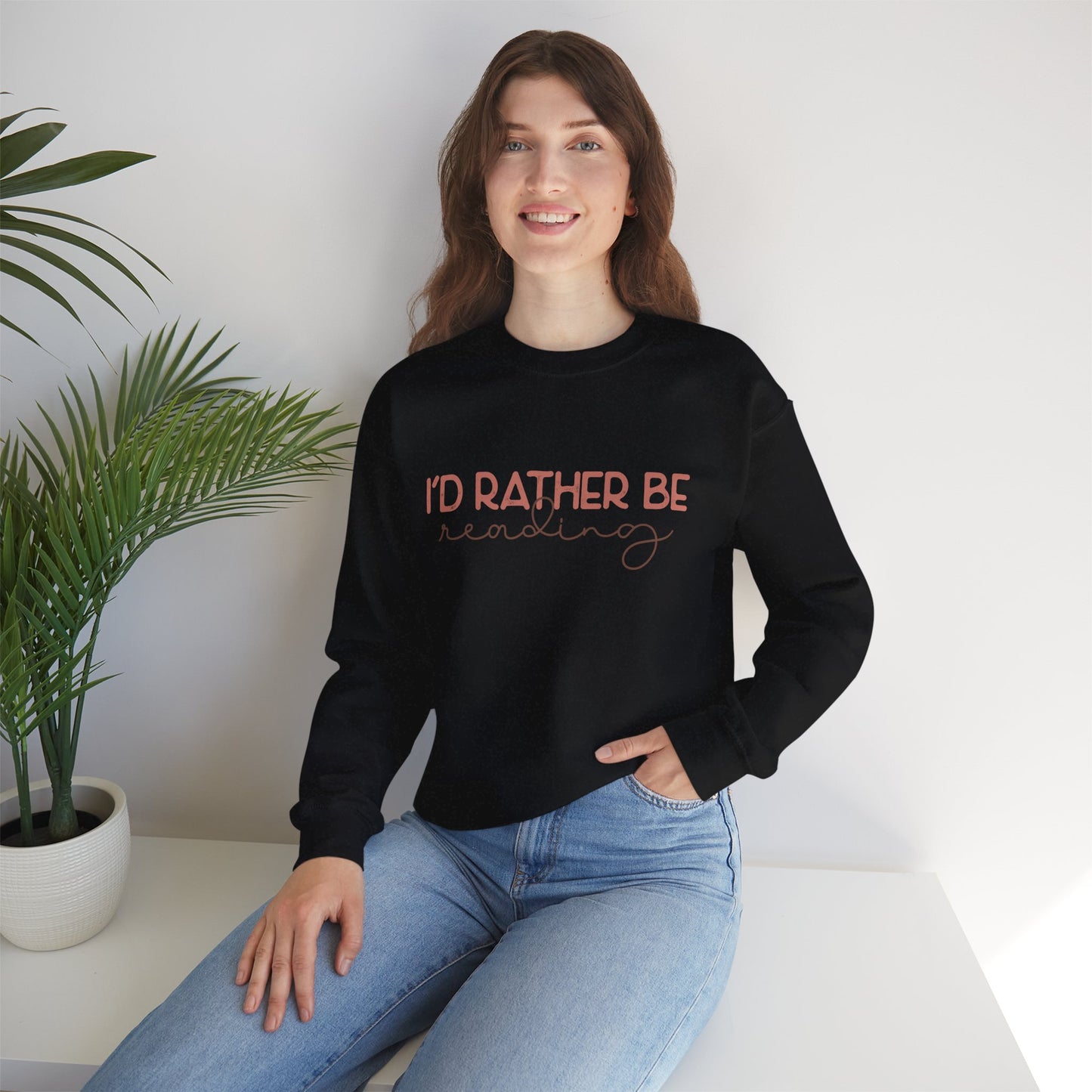 Ich lese lieber Crewneck Sweatshirt