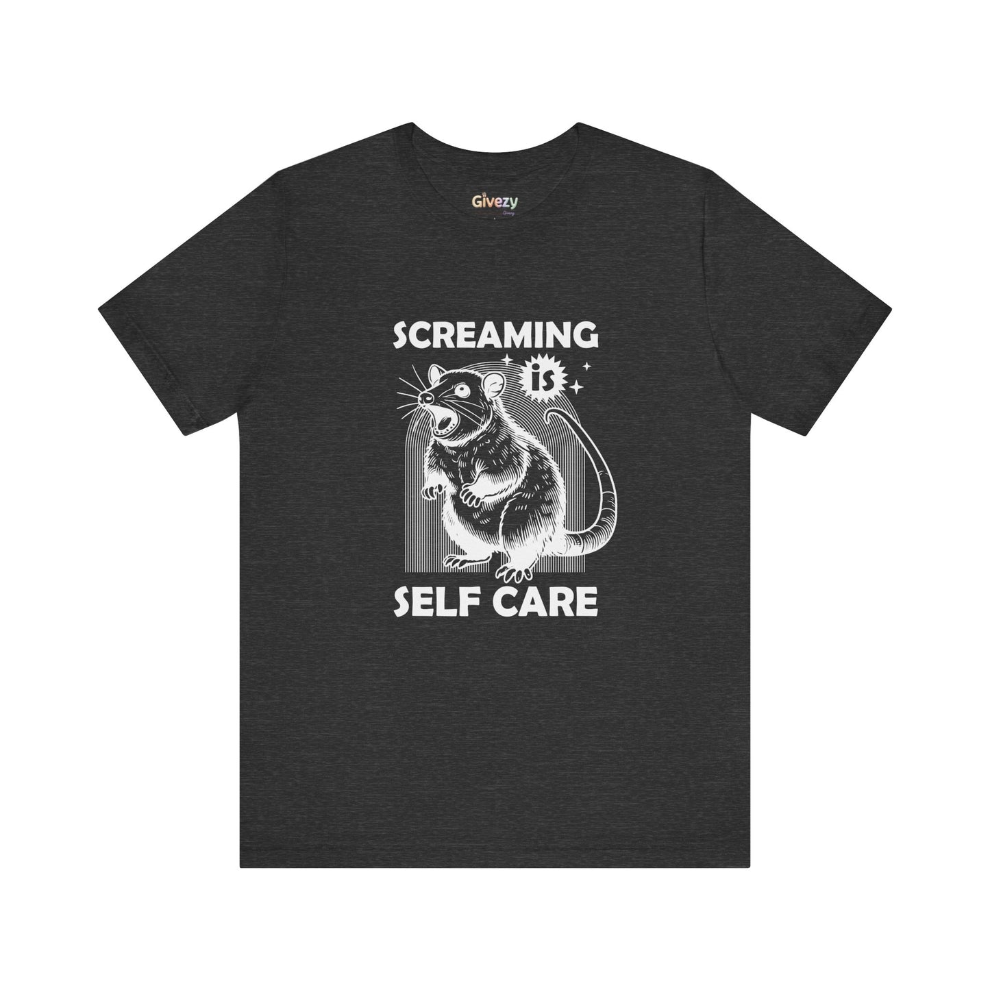 Schreien ist Selbstfürsorge – Unisex-Grafik-T-Shirt