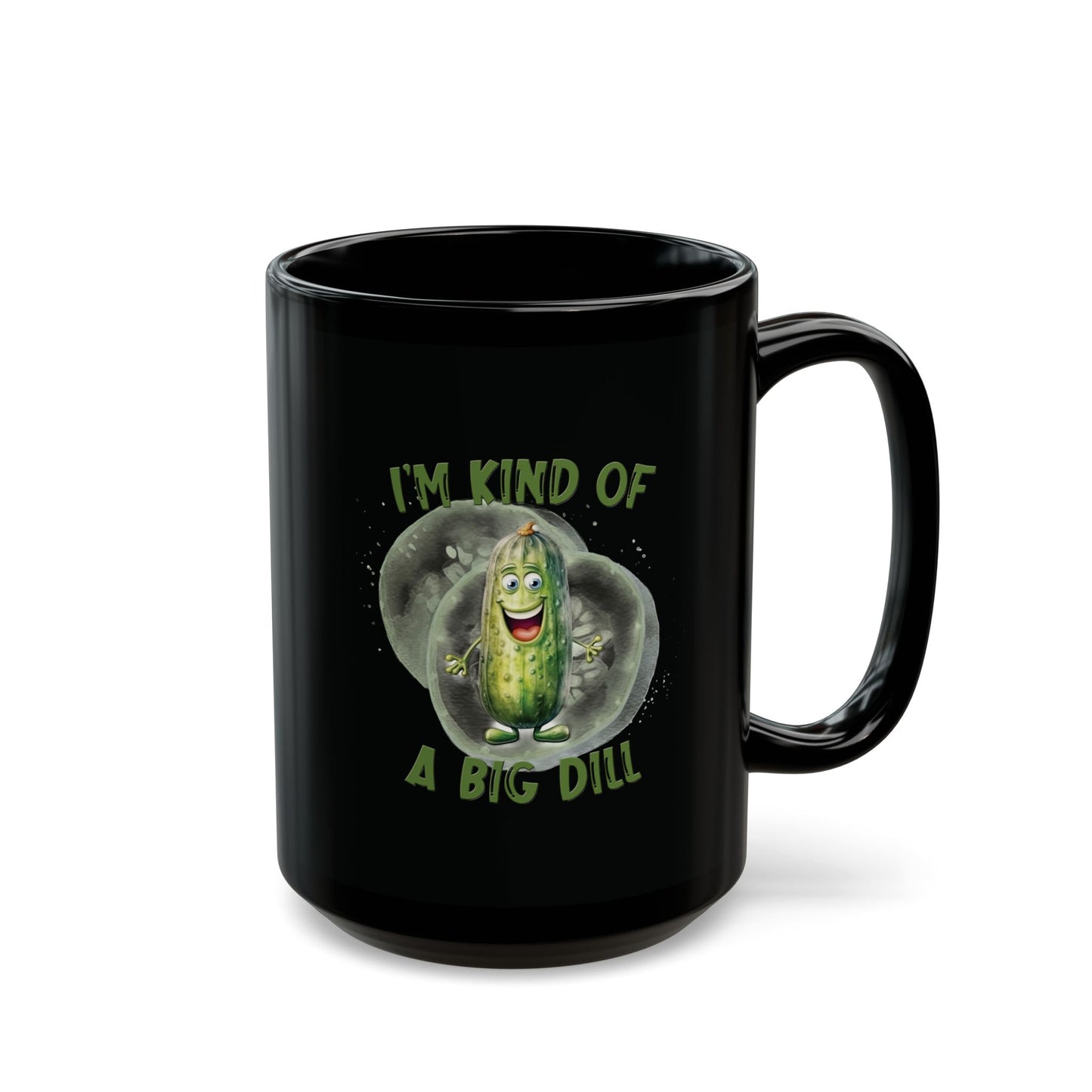 Ich bin irgendwie ein großes Ding – Schwarze Tasse (325ml/444ml)