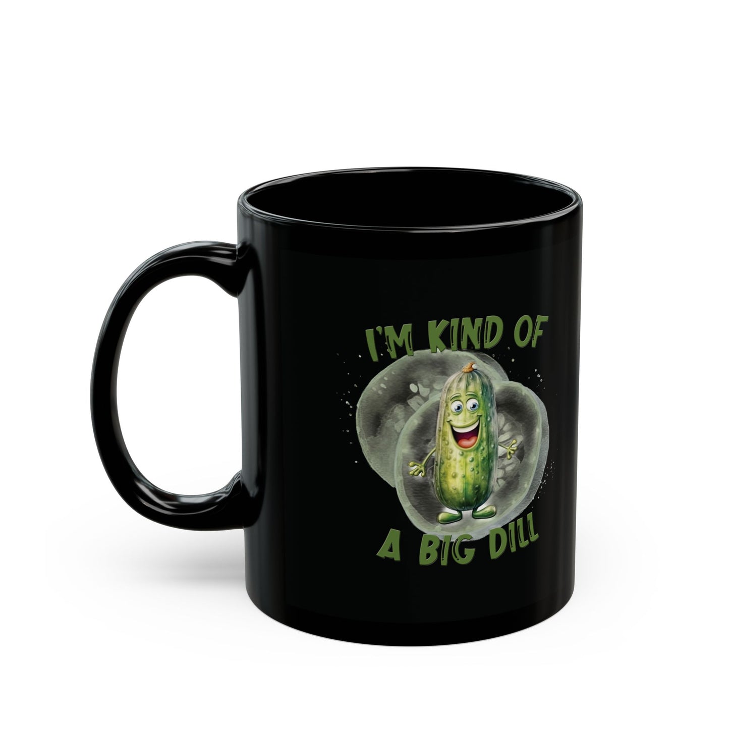 Ich bin irgendwie ein großes Ding – Schwarze Tasse (325ml/444ml)