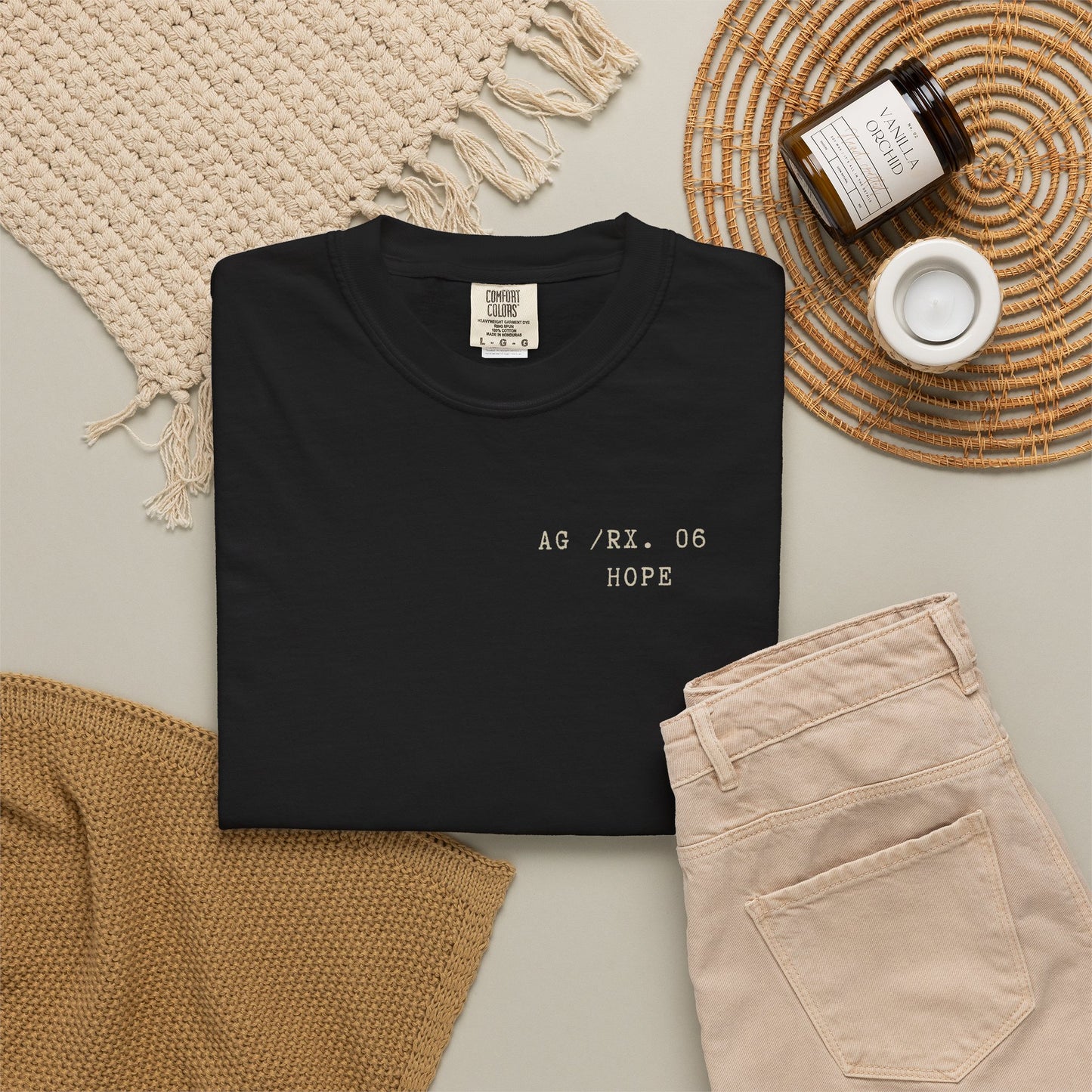 Hope - Personalized Number Scripture Unisex T-Shirt, Romans 15:13 Bible Verse Tee, Christian Gift for Long Waits, Modern Streetwear Faith