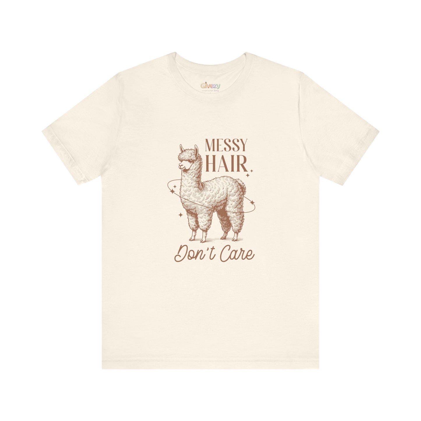 Messy Hair, Don’t Care — Unisex Graphic T-Shirt