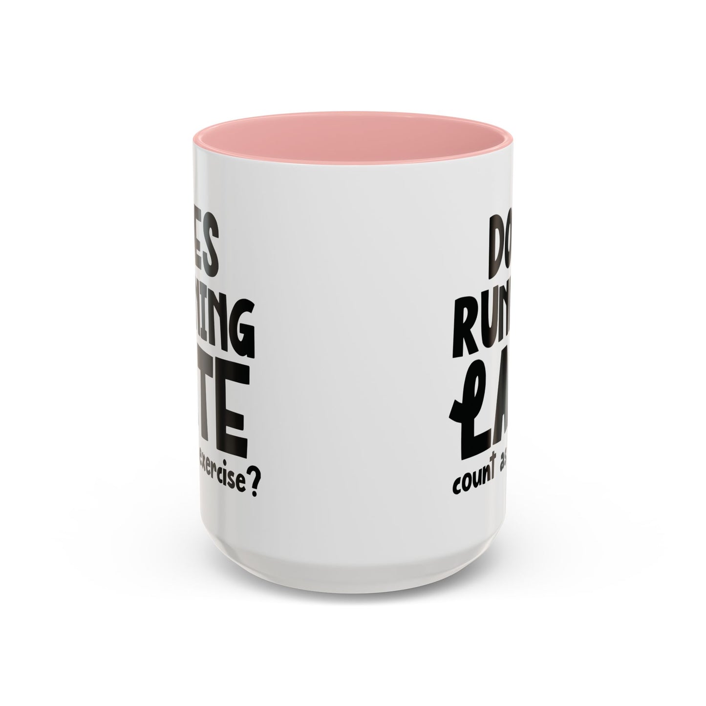Zählt Zuspätkommen als Sport? - Zweifarbige Tasse (325 ml/443 ml)