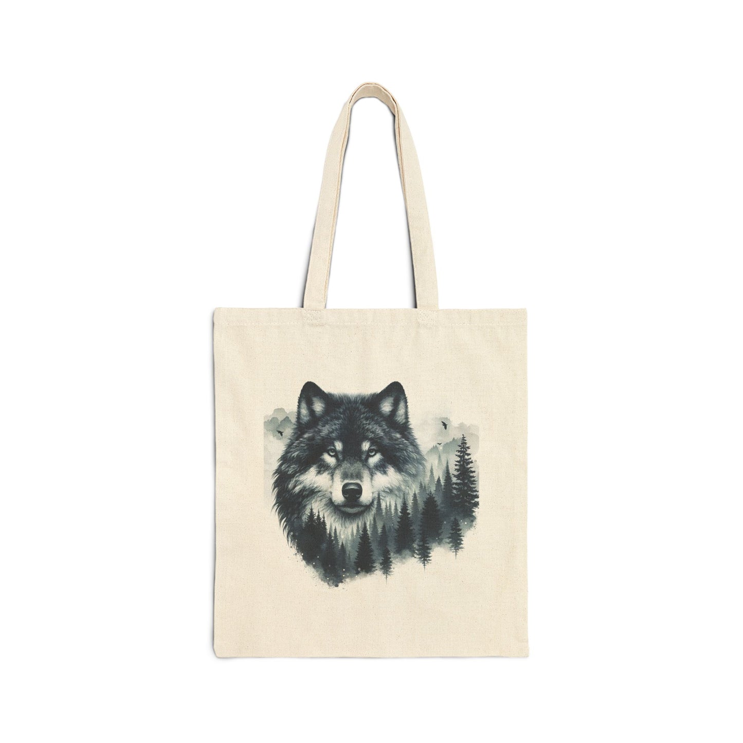 Wilderness Wolf - Tragetasche aus Segeltuch (2 Farben)