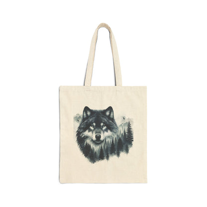Wilderness Wolf - Tragetasche aus Segeltuch (2 Farben)
