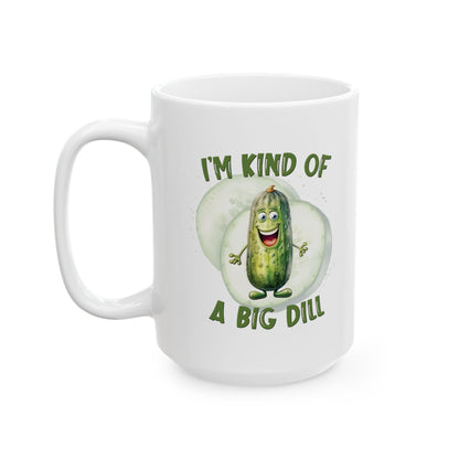 Ich bin 'ne große Nummer – Weiße Tasse (325 ml/444 ml)