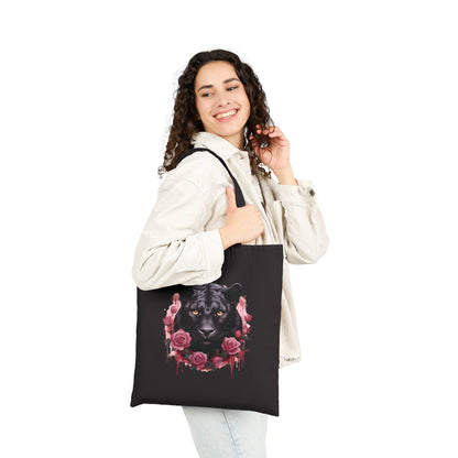 Panther Rose – Einkaufstasche aus Segeltuch (2 Farben)