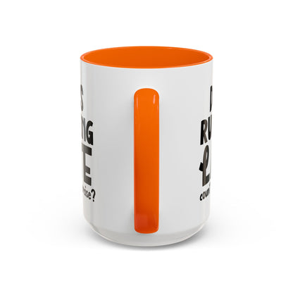 Zählt Zuspätkommen als Sport? - Zweifarbige Tasse (325 ml/443 ml)