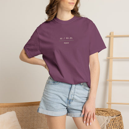 Peace - Personalized Number Scripture Unisex T-Shirt, Philippians 4:6-7 Bible Verse Tee, Christian Gift for Anxiety, Modern Streetwear Faith