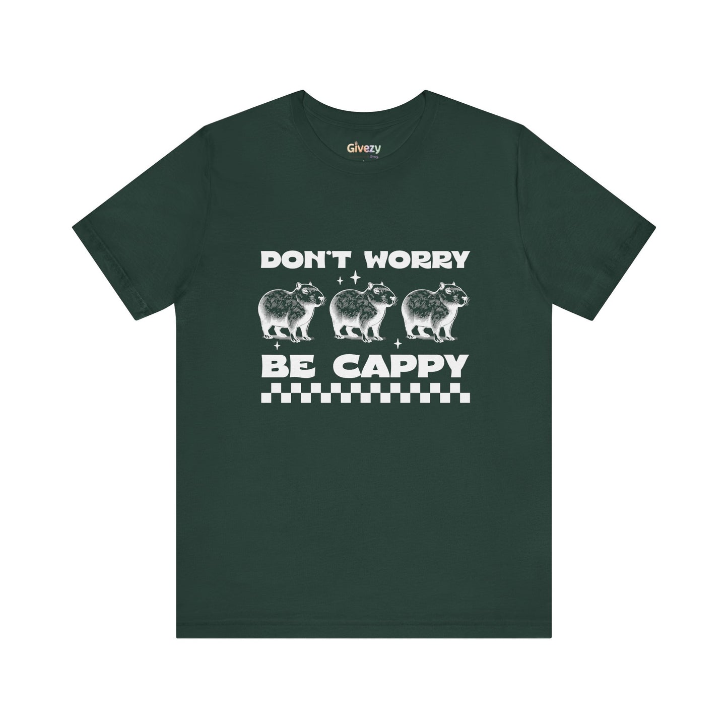 Don’t Worry, Be Cappy — Unisex Graphic T-Shirt
