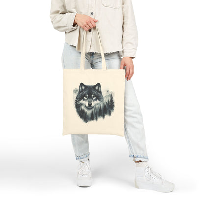 Wilderness Wolf - Tragetasche aus Segeltuch (2 Farben)
