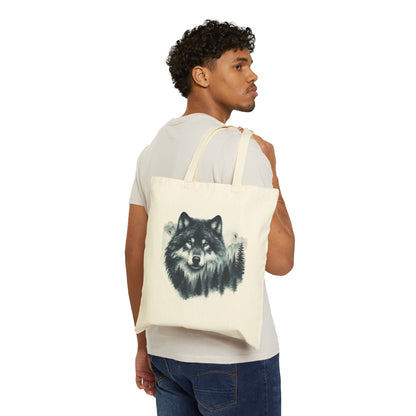 Wilderness Wolf - Tragetasche aus Segeltuch (2 Farben)