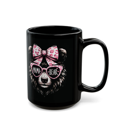 Mama Bear - Schwarze Tasse (325 ml/444 ml)