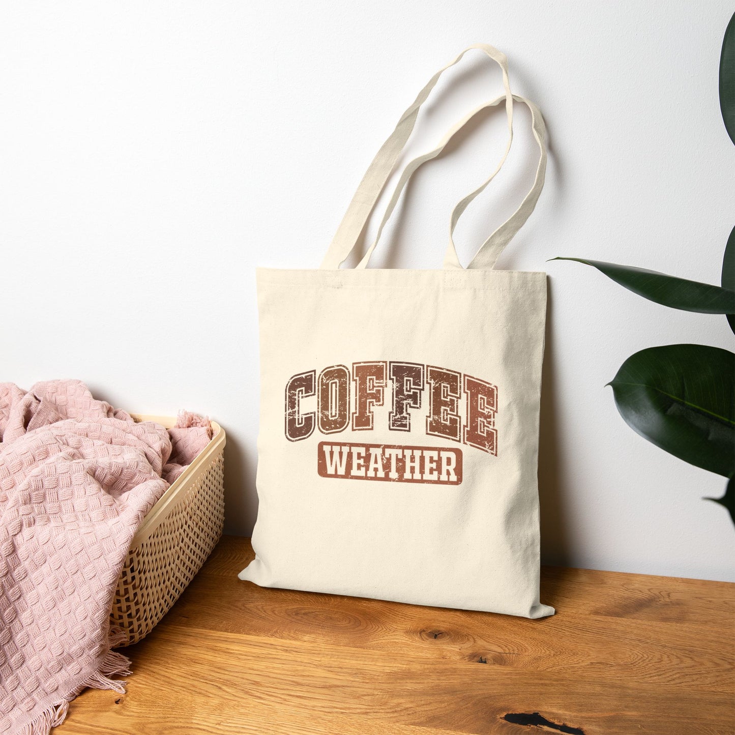 Kaffeewetter – Canvas Tragetasche (2 Farben)