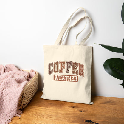 Kaffeewetter – Canvas Tragetasche (2 Farben)