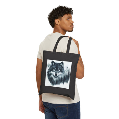 Wilderness Wolf - Tragetasche aus Segeltuch (2 Farben)