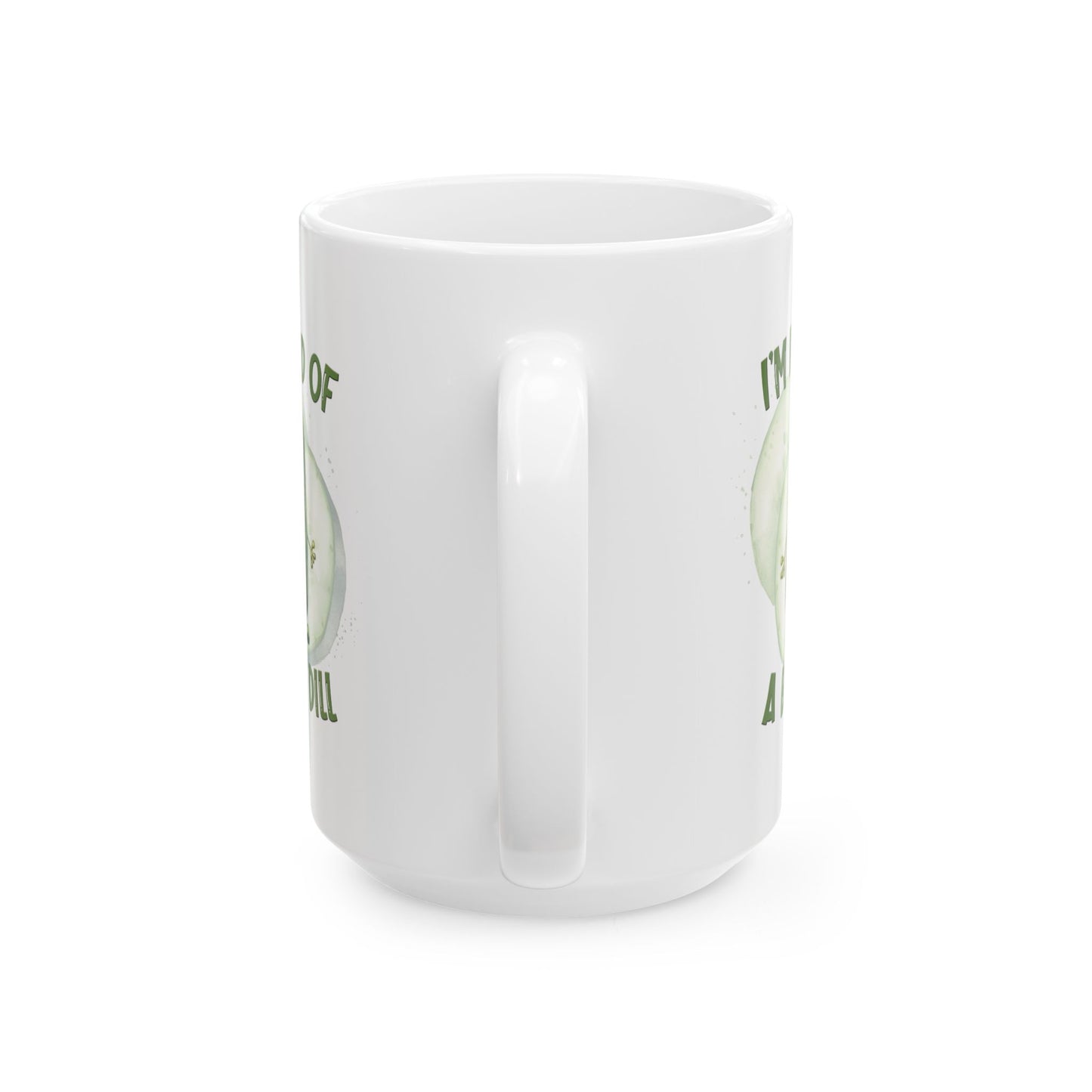 Ich bin 'ne große Nummer – Weiße Tasse (325 ml/444 ml)