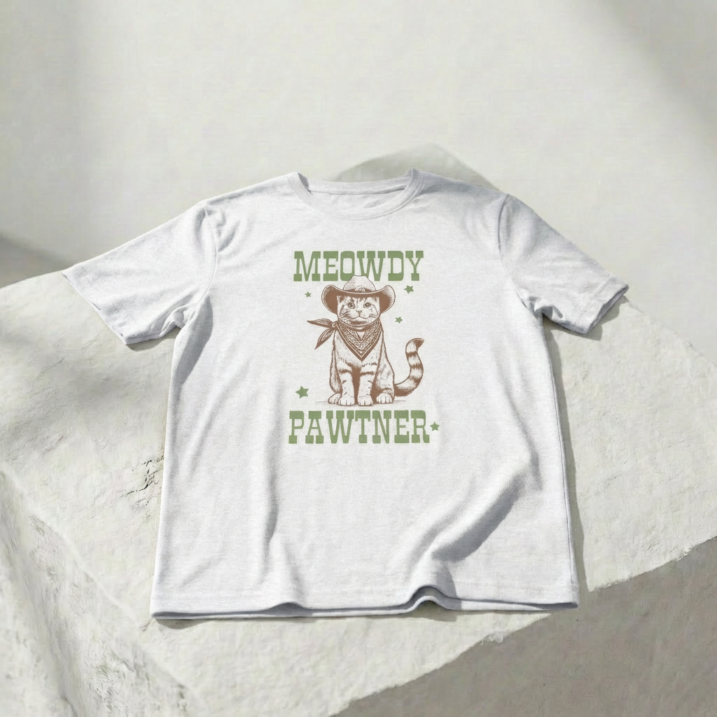 Meowdy Pawtner — Unisex Graphic T-Shirt