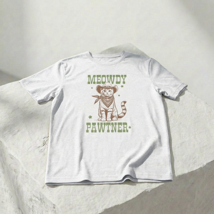 Meowdy Pawtner — Unisex Graphic T-Shirt