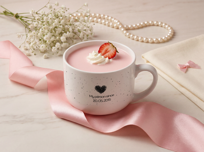 My Person Since — Personalized Date White Ceramic Latte Mug (25oz)