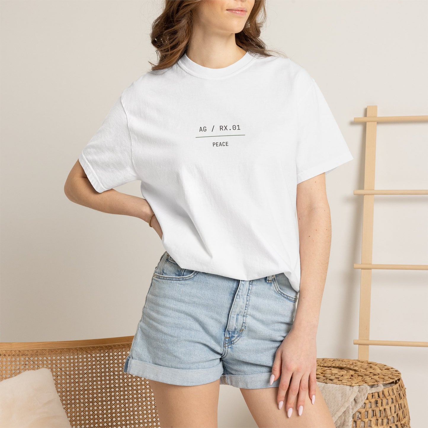 Peace - Personalized Number Scripture Unisex T-Shirt, Philippians 4:6-7 Bible Verse Tee, Christian Gift for Anxiety, Modern Streetwear Faith