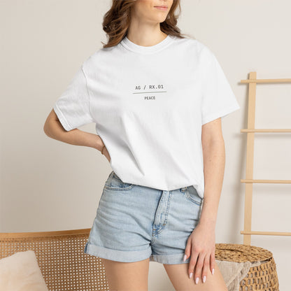Peace - Personalized Number Scripture Unisex T-Shirt, Philippians 4:6-7 Bible Verse Tee, Christian Gift for Anxiety, Modern Streetwear Faith