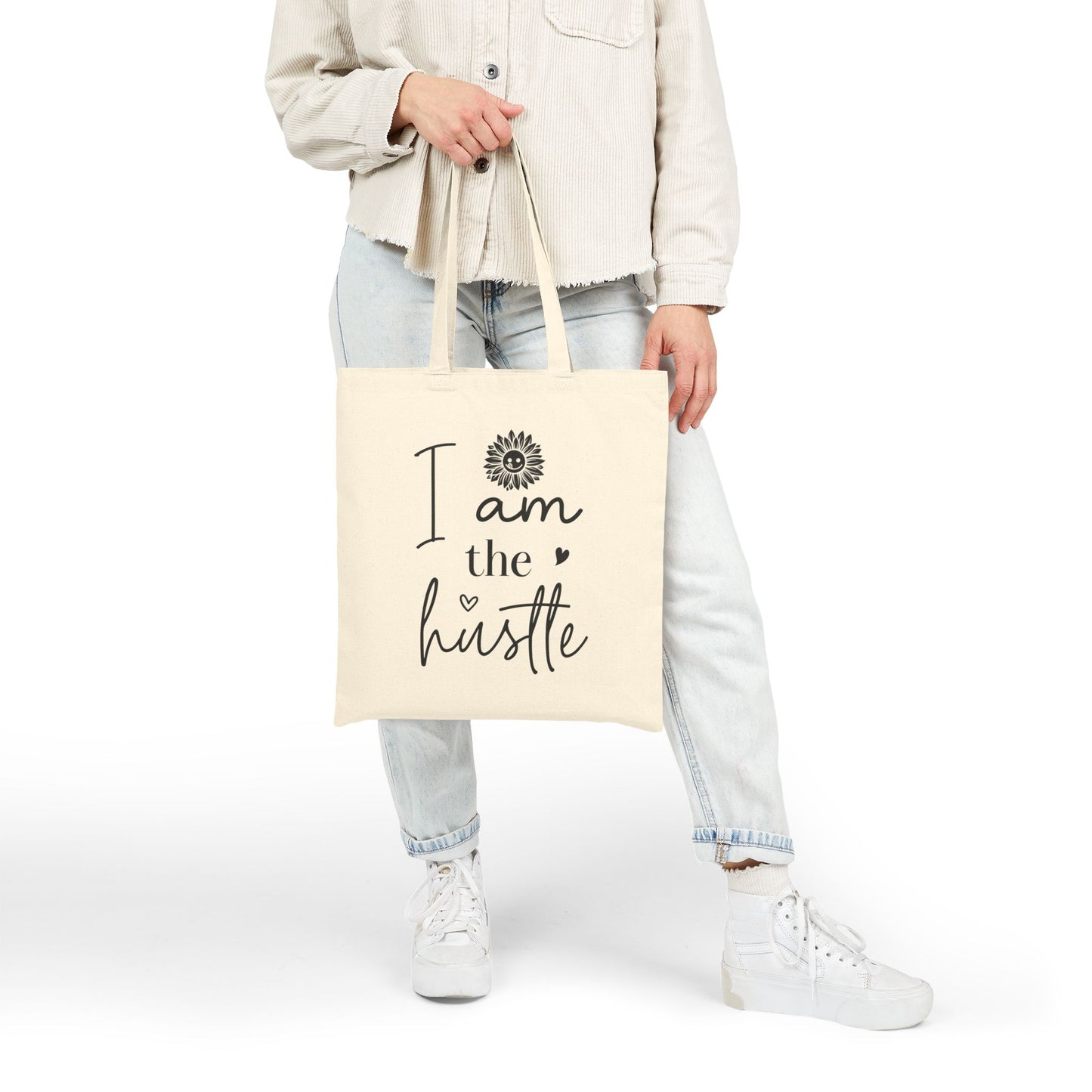 I Am The Hustle - Canvas Tote Bag
