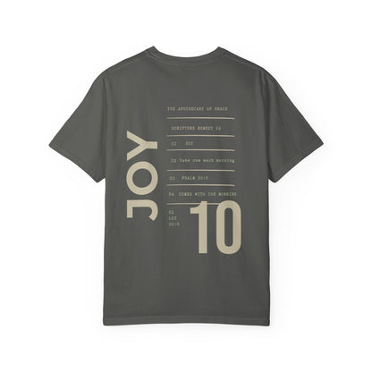 Joy - Personalized Number Scripture Unisex T-Shirt, Psalm 30:5 Bible Verse Tee, Christian Gift for Encouragement, Modern Streetwear Faith