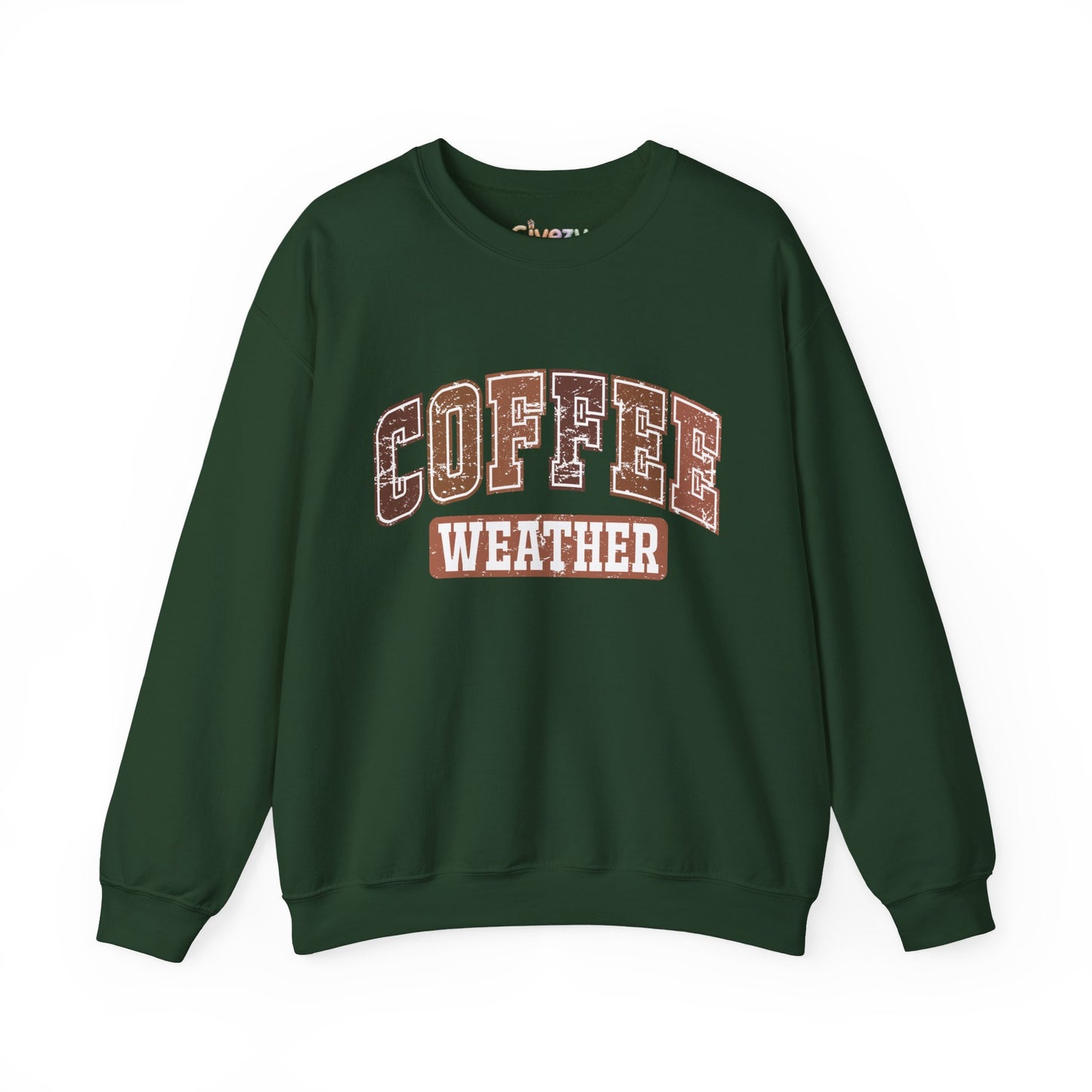 Kaffee-Wetter Unisex Rundhals-Sweatshirt