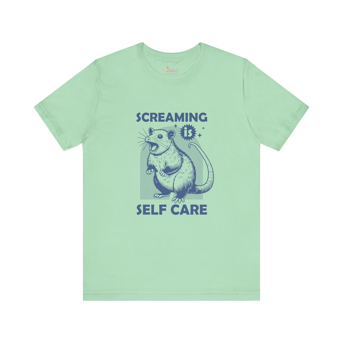 Schreien ist Selbstfürsorge – Unisex-Grafik-T-Shirt