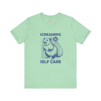 Schreien ist Selbstfürsorge – Unisex-Grafik-T-Shirt