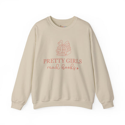 Pretty Girls Read Books Rundhals-Sweatshirt