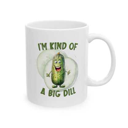 Ich bin 'ne große Nummer – Weiße Tasse (325 ml/444 ml)