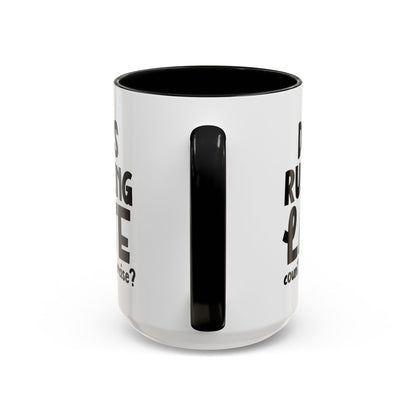 Zählt Zuspätkommen als Sport? - Zweifarbige Tasse (325 ml/443 ml)