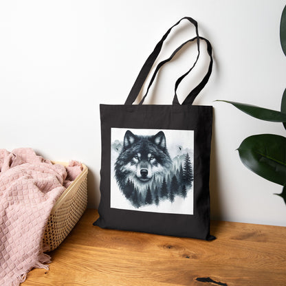 Wilderness Wolf - Tragetasche aus Segeltuch (2 Farben)