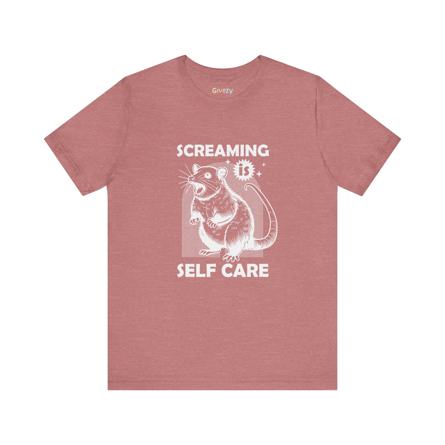 Schreien ist Selbstfürsorge – Unisex-Grafik-T-Shirt
