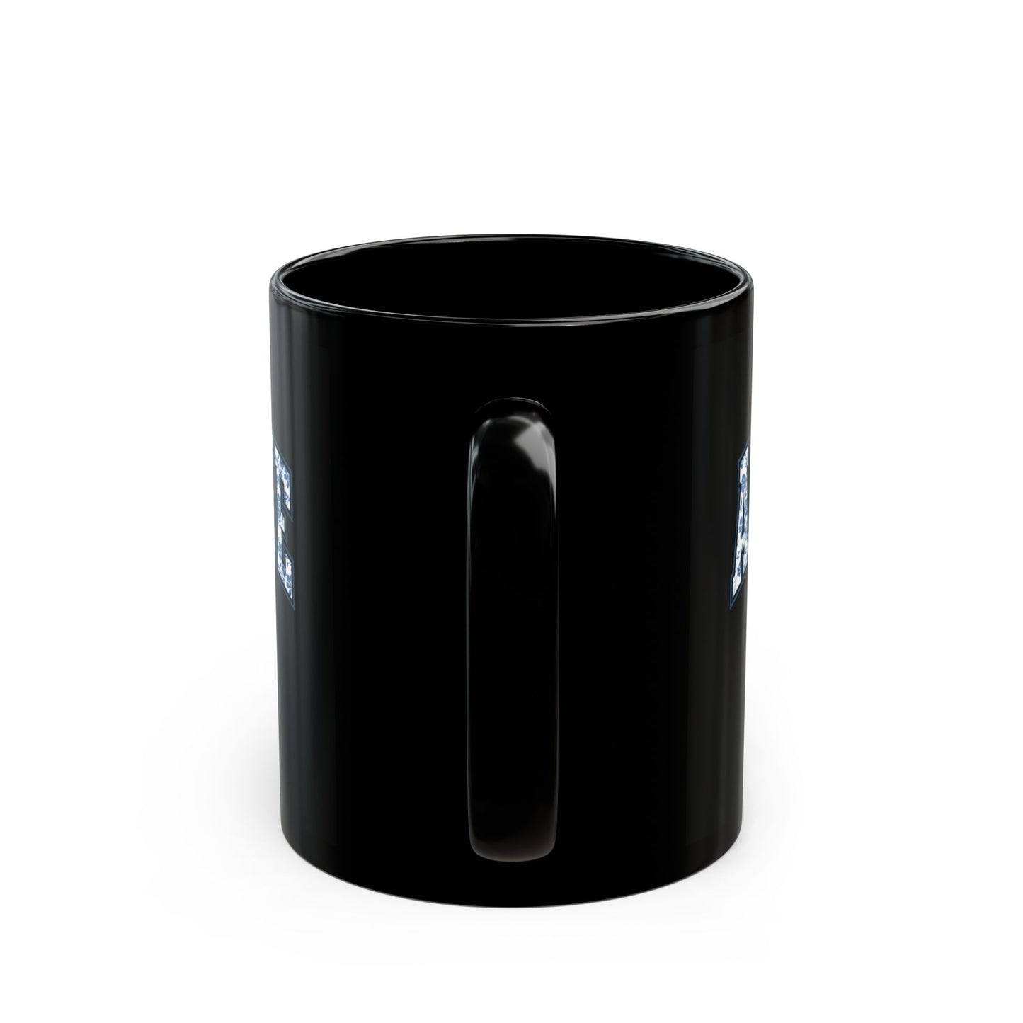 Tante Chinoiserie-Schleife – Schwarze Tasse (325 ml/443 ml)