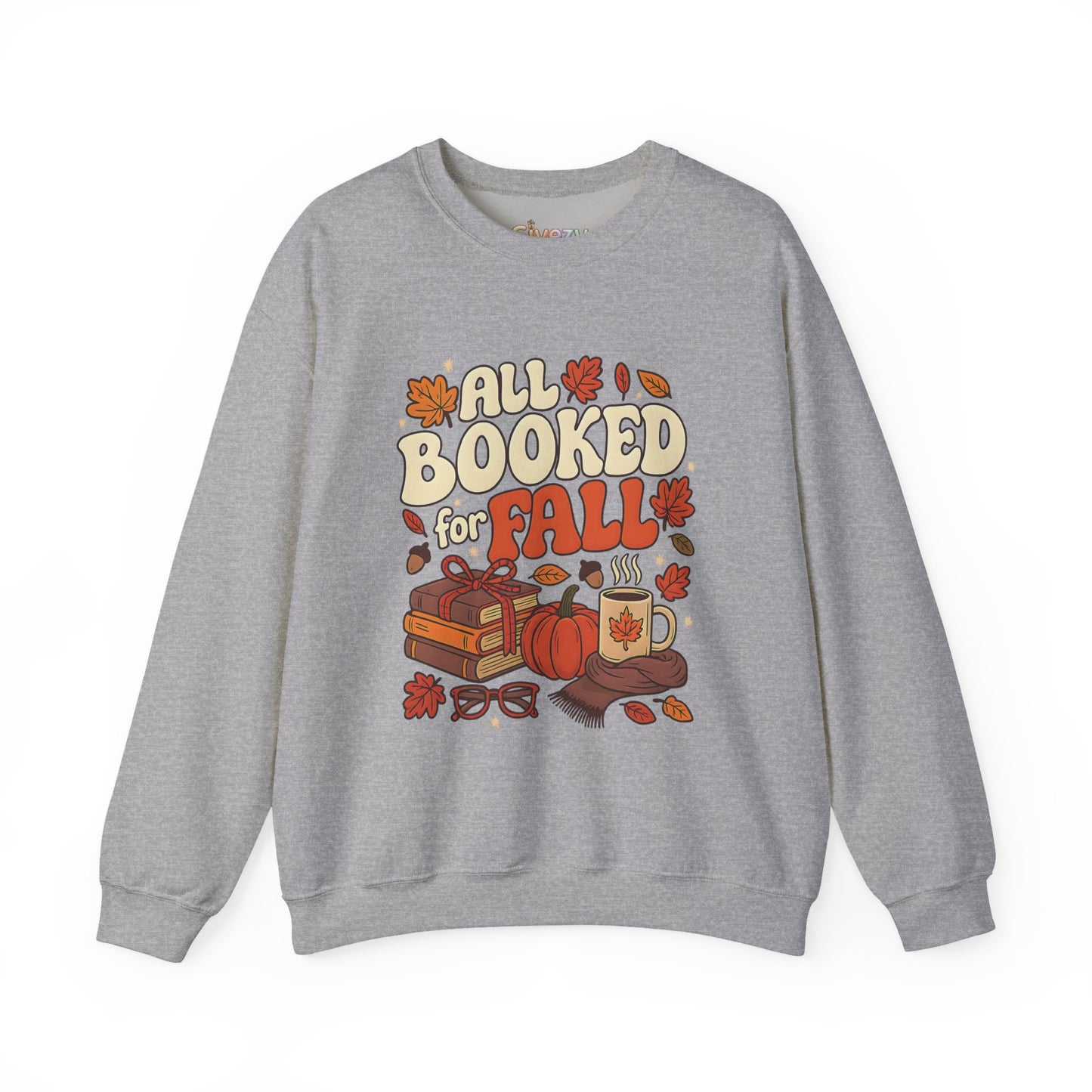 All Booked for Fall Rundhals-Sweatshirt