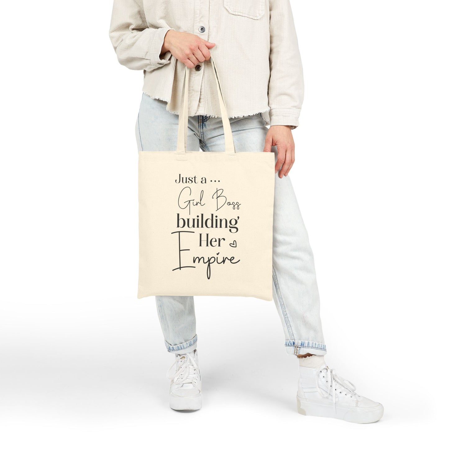 Girl Boss Baut Ihr Imperium Auf - Canvas-Einkaufstasche