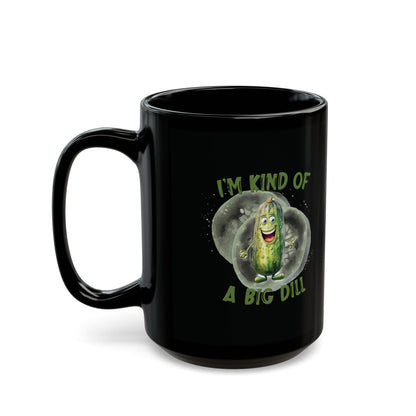 Ich bin irgendwie ein großes Ding – Schwarze Tasse (325ml/444ml)