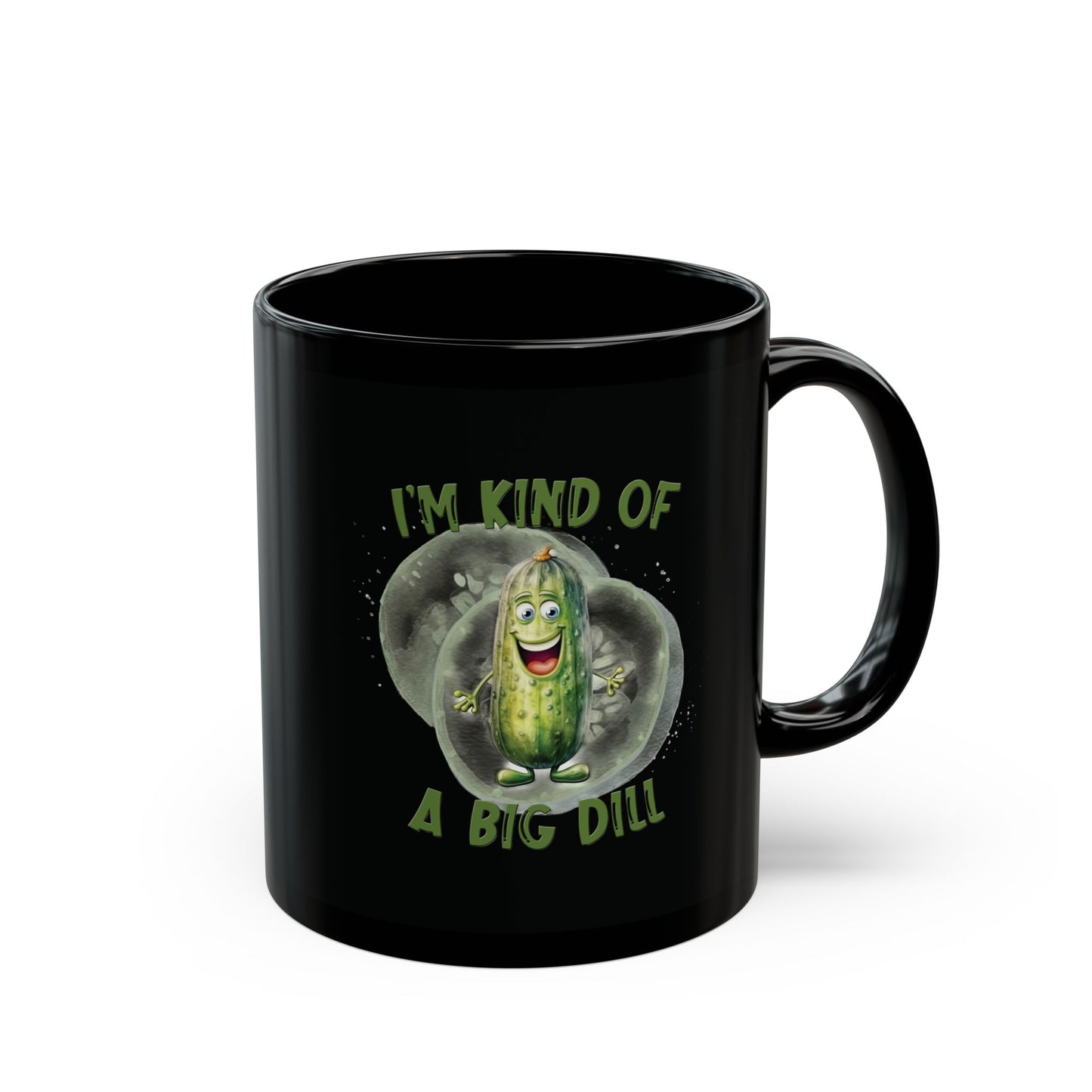 Ich bin irgendwie ein großes Ding – Schwarze Tasse (325ml/444ml)