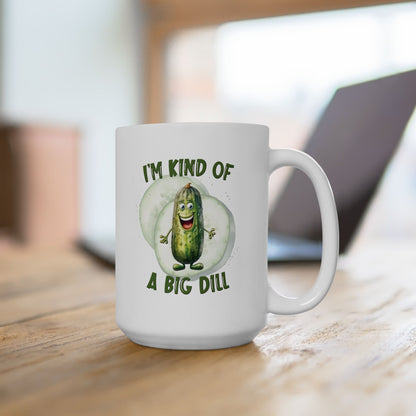 Ich bin 'ne große Nummer – Weiße Tasse (325 ml/444 ml)